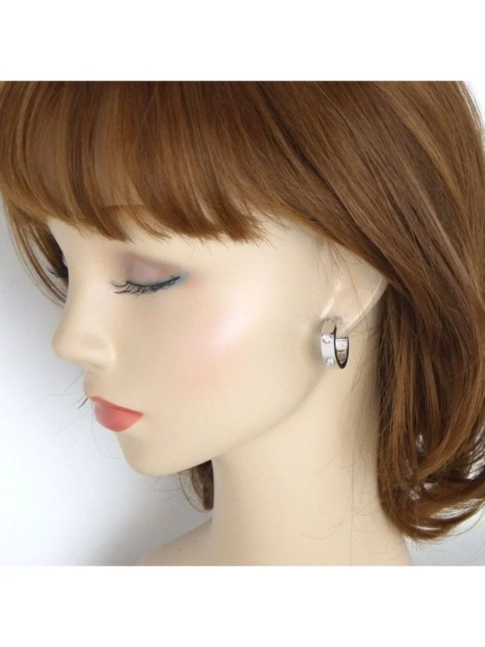 Cartier Earrings Love Hoop Diamond 18k White Gold